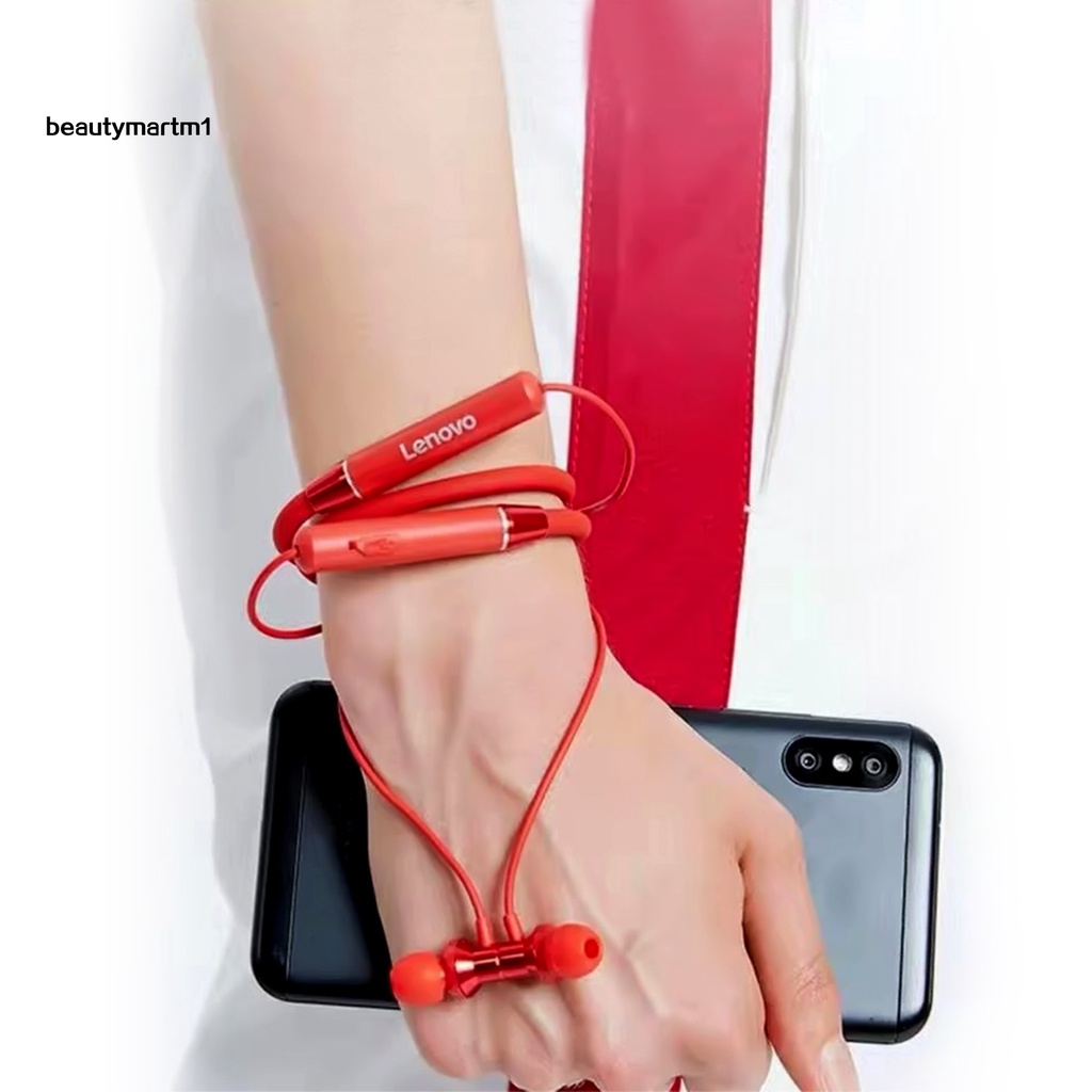 Tai Nghe Thể Thao Không Dây Beautymartm1 Lenovo HE05 IPX5 Bluetooth 5.0 Chống Nước Giảm Tiếng Ồn Độ Trung Thực Cao