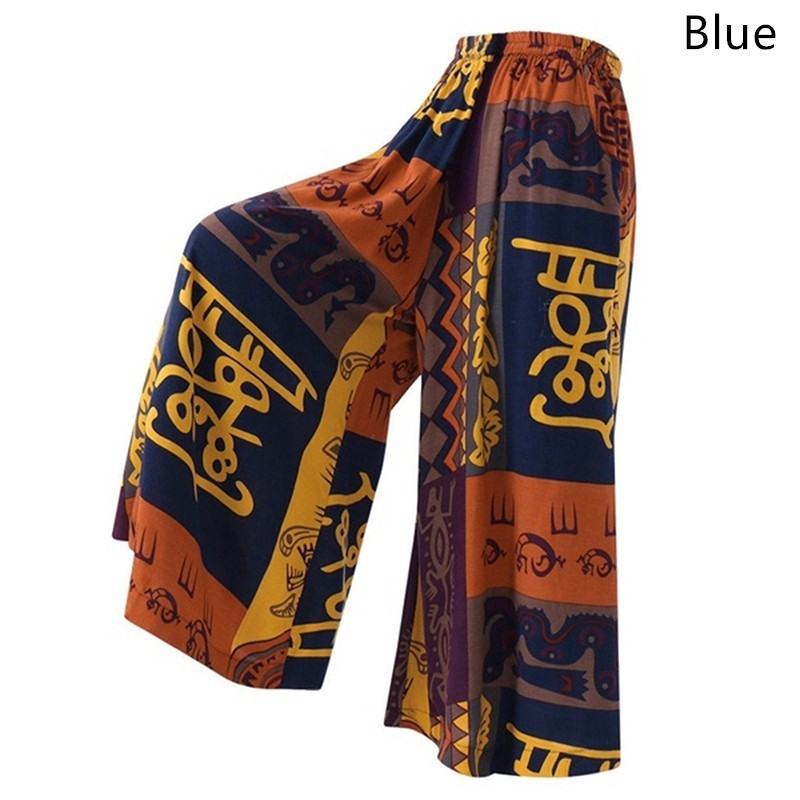 Quần Baggy Ống Rộng In Họa Tiết Hoa Thoải Mái Cho Nữ | BigBuy360 - bigbuy360.vn