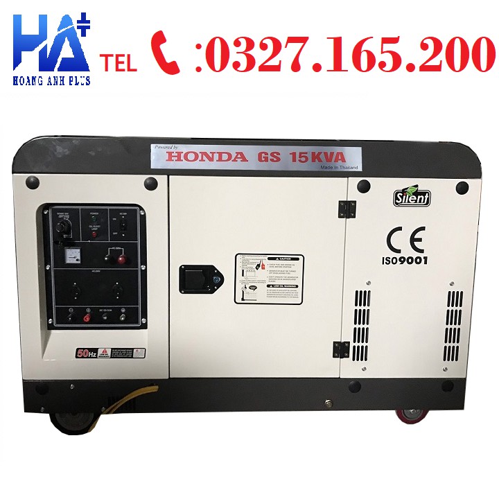 [SIÊU CHỐNG ỒN] Máy Phát Điện Honda Chạy Dầu HD 15KVA 1PHASE-Xuất Xứ Thái Lan- Chính Hãng- Chạy Dầu Tiết Kiệm Nhiên Liêu