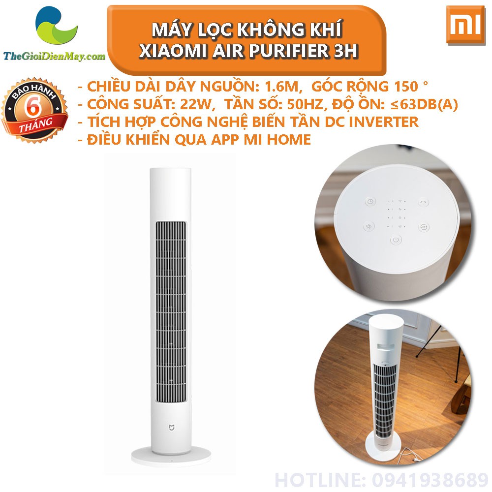 Quạt tháp thông minh Xiaomi Mijia DC inverter BPTS01DM - Bảo hành 6 tháng - Shop Thế Giới Điện Máy