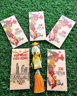 Sỉ 300 cái bao lì xì 2018