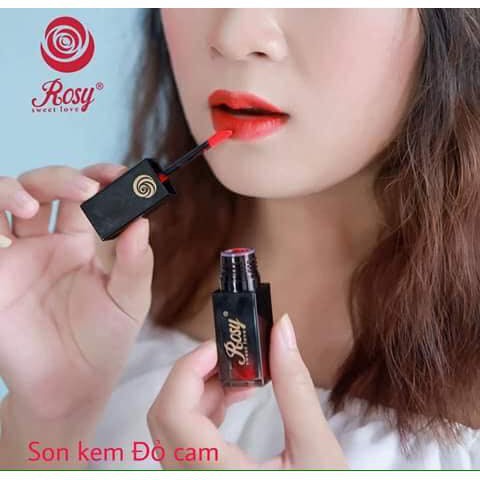 Son Kem Lì Rosy Công Nghệ Hàn Quốc lên màu chuẩn, mềm môi, không chì an toàn cho phụ nữ mang thai