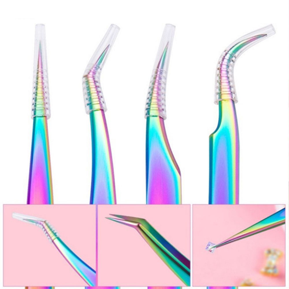 1 nhíp tỉa lông mày chuyên nghiệp độ chính xác cao bằng thép không gỉ