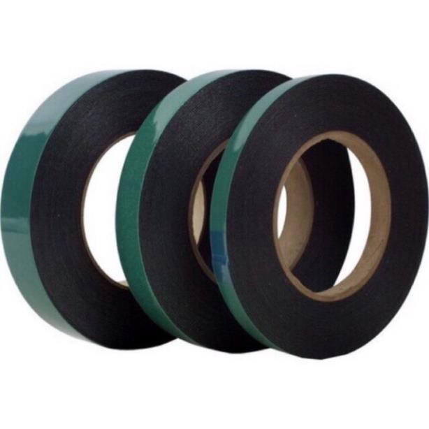 Băng dính xốp 2 mặt 2cm - Xanh