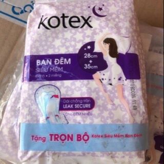 20 miếng bvs kotex ban đêm 28cm+35cm