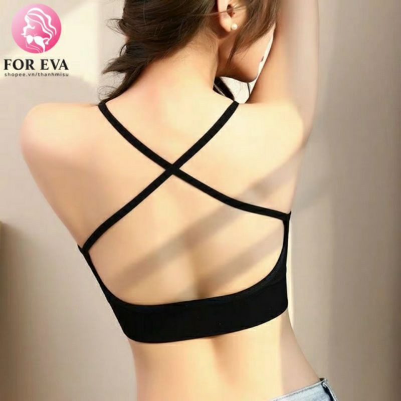 Áo Bra Dây Chéo Khoét Lưng 2020