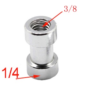 1/4&amp;quot; Đến 3/8&amp;quot; Ốc Vít Chuyển Đổi Đầu Đực Sang Đầu Cái Chuyên Dụng Cho Chân Đế Máy Ảnh