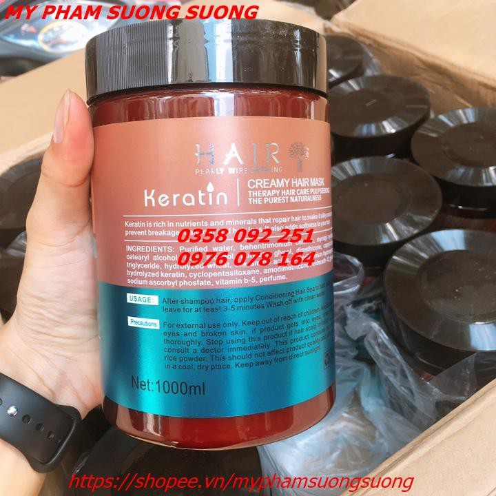 Ủ tóc Keratin Creamy Hair Mask 1000ml