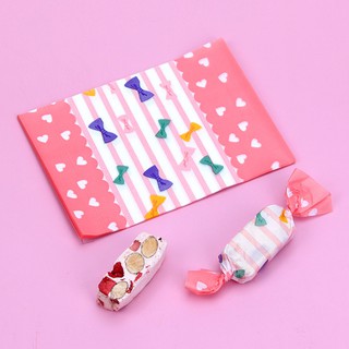 (Set 100) Giấy gói kẹo Nougat Nơ