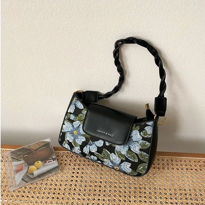 Túi Xách Kẹp Nách Phong Cách Retro Thời Trang Xuân Thu Cho Nữ