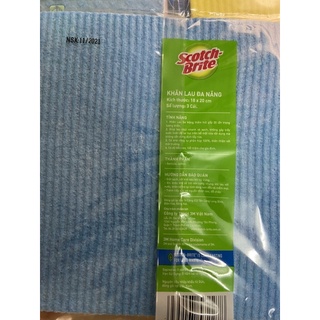 Khăn lau đa năng Scotch - brite ( 1 gói 3 miếng)