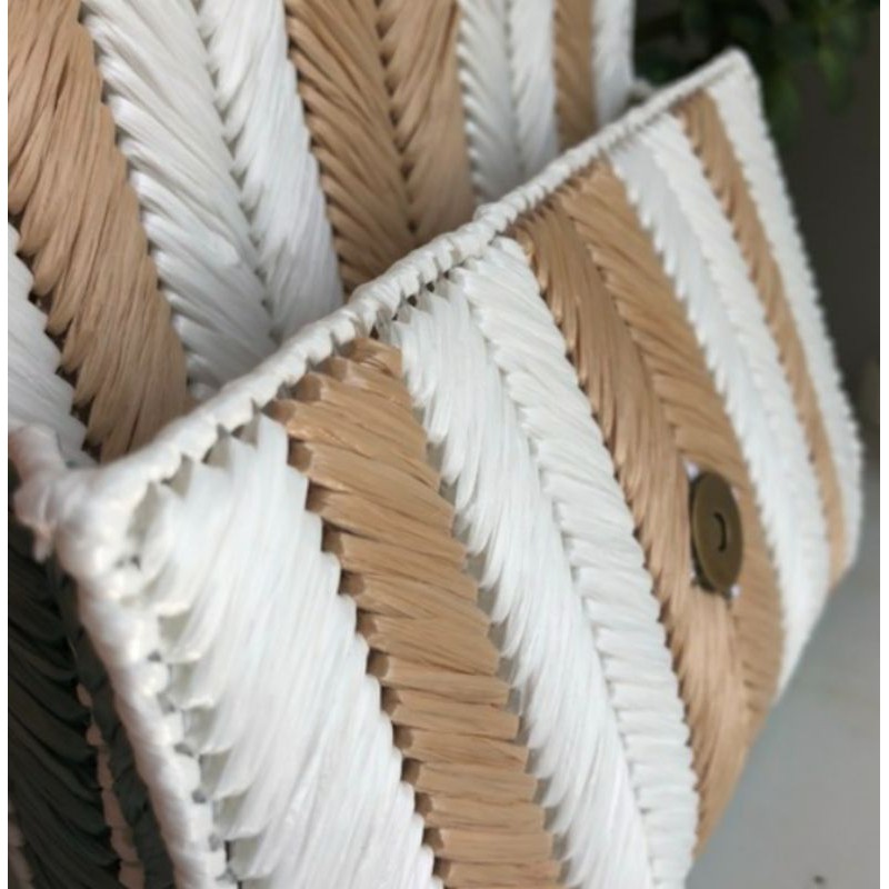 Sợi cọ Raffia Natural móc túi xách, mũ nón ,decor