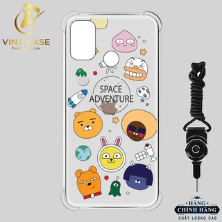 Ốp lưng OPPO A53 in hình các nhân vật Ka Kao silicone chống sốc trong(sản phẩm có 3 mẫu)-Tặng kèm dây đeo