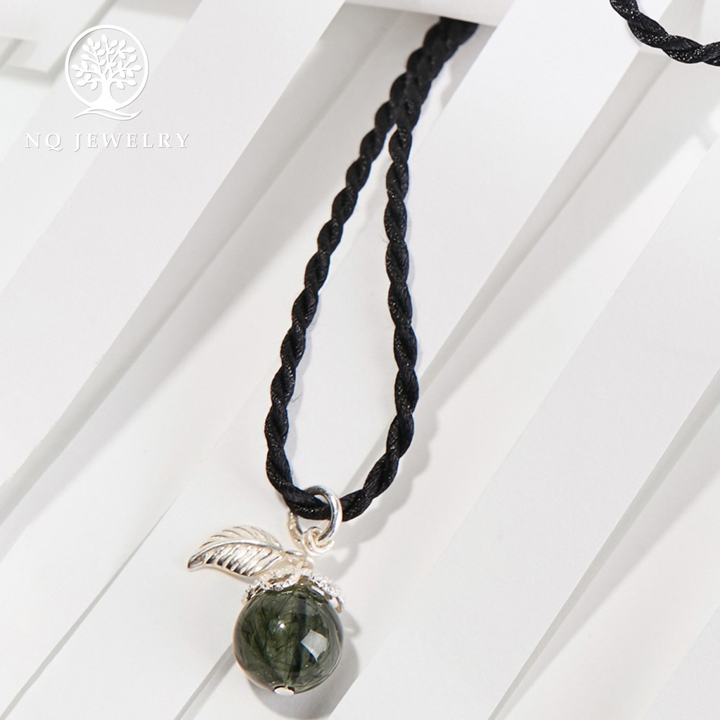 Dây chuyền hạt tròn chiếc lá - NQ Jewelry