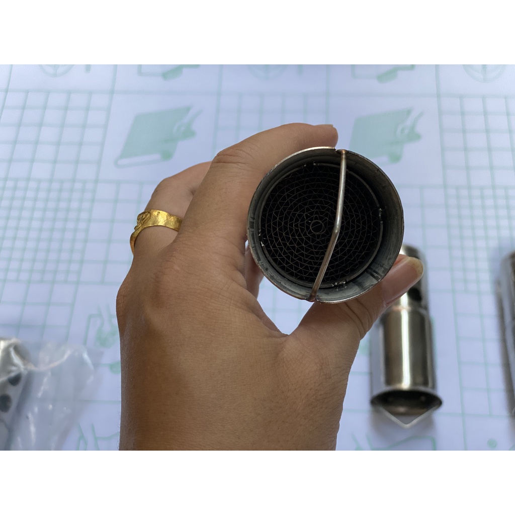 Tiêu Pô Độ Tổ Ong Inox 304 Gắn Các Dòng Pô Độ Họng 51mm