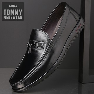 Giày Tây Nam Đẹp - TẶNG TẤT - Giày Lười Nam Cao Cấp Sang Chảnh GD96