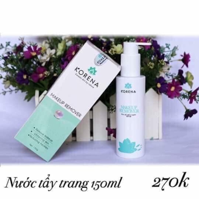 Nước Tẩy Trang KORENA Hàn Quốc Từ Thiên Nhiên