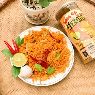 Khô gà lá chanh 280g Món ngon đồ ăn vặt Hà Nội, hũ pet siêu đẹp, đặc sản không béo, mới nhất và lạ mệng