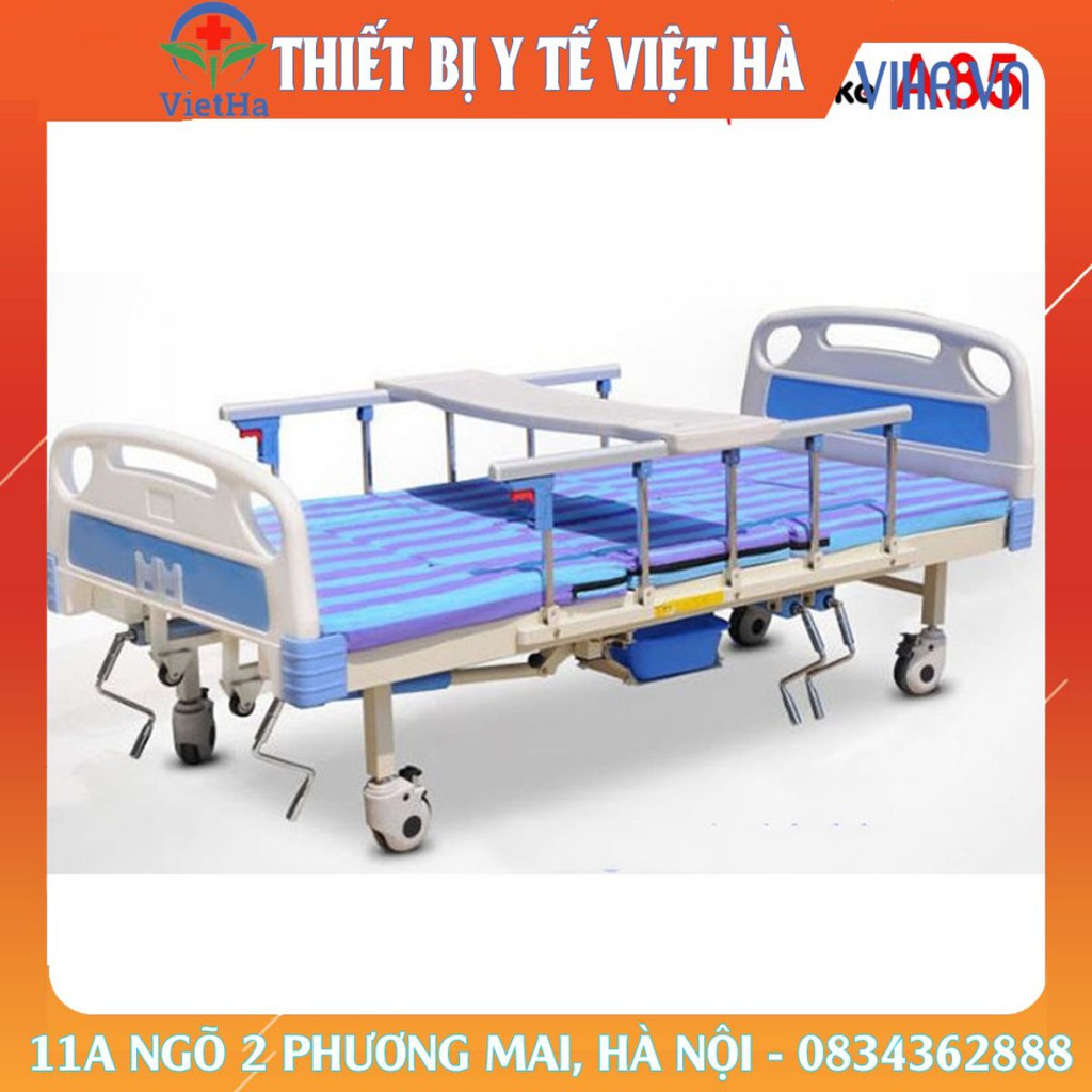 Giường bệnh nhân 5 tay quay Akiko A85