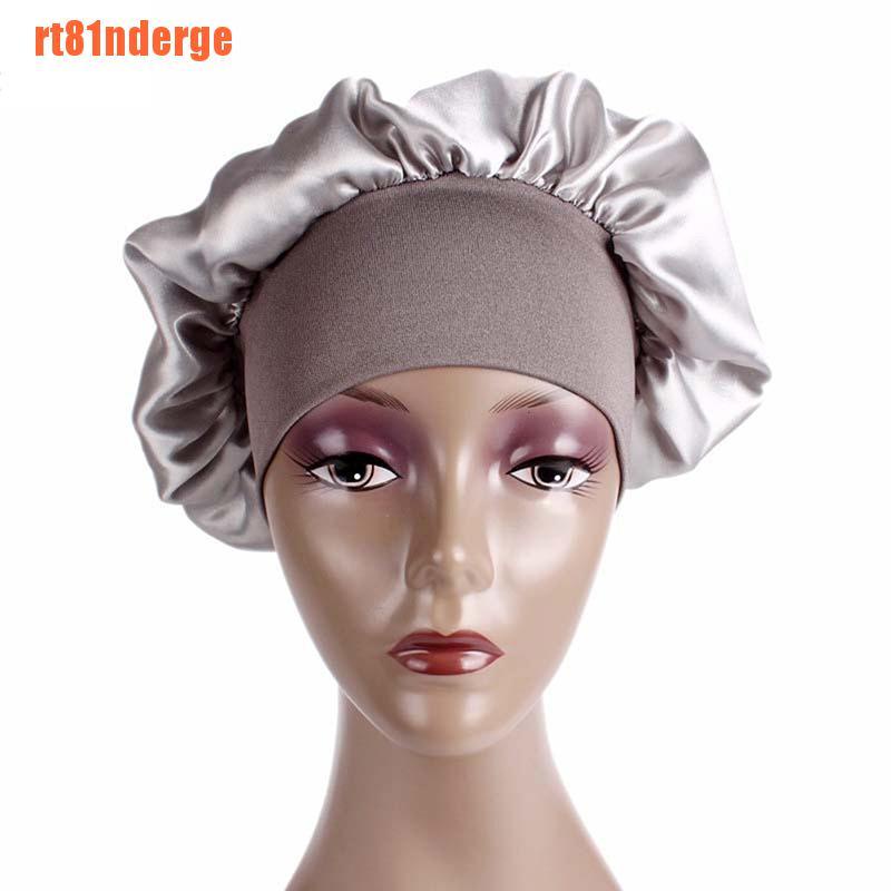 [Hàng mới về] Mũ trùm tạo kiểu tóc bằng lụa satin màu trơn cho nữ