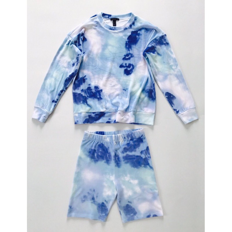 Set áo nỉ và quần biker F21 dư xịn | BigBuy360 - bigbuy360.vn