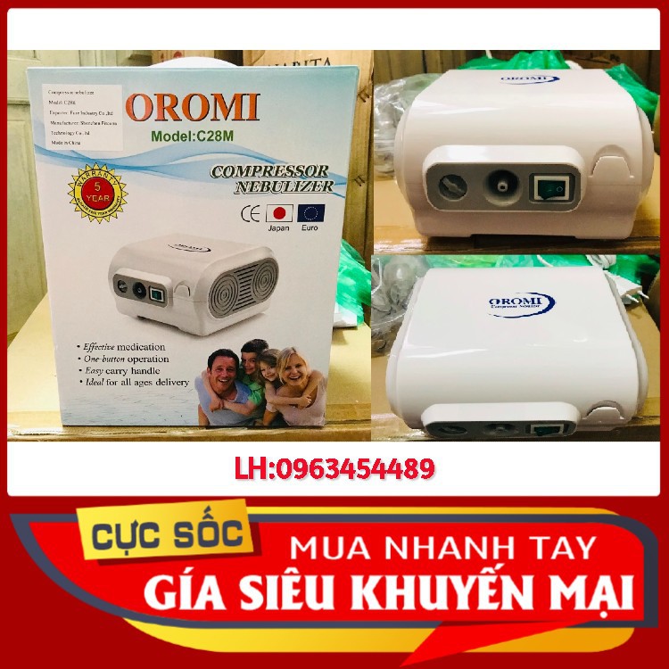 Máy Xông Khí Dung Xông Mũi Họng OROMI CR28A/C28M