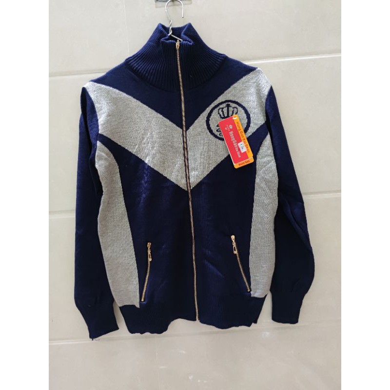 Áo khoác len dây kéo