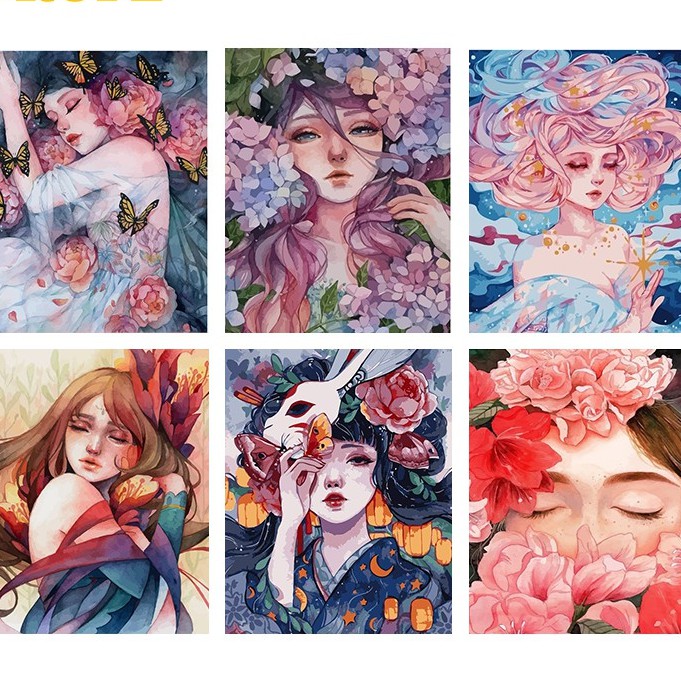 Có Sẵn - Tranh Sơn Dầu Số Hoá Tự Tô Nhiều Mẫu | BigBuy360 - bigbuy360.vn