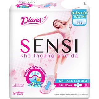 Băng Vệ Sinh Diana Sensi Siêu Mỏng Cánh