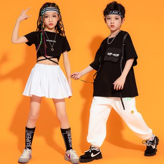 💗Trang phục biểu diễn nhảy hiphop cá tính cho bé trai gái