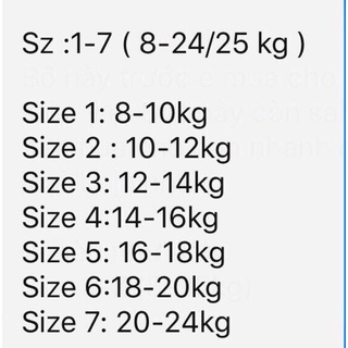 Bộ 3 lỗ số 65 bé trai