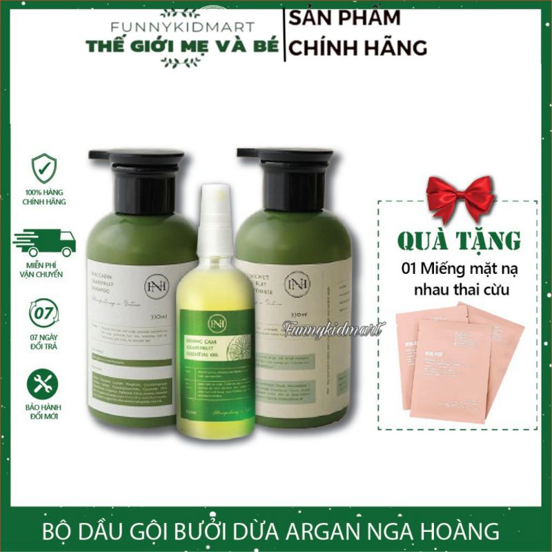 DẦU GỘI BƯỞI NGA HOÀNG +TINH DẦU BƯỞI NGA HOÀNG + GEL Ủ BƯỞI NGA HOÀNG - Giảm Rụng tóc hiệu quả, mọc tóc, dưỡng tóc