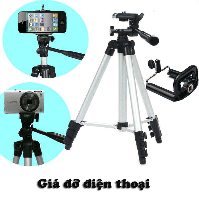 Giá đỡ chụp ảnh 3 chân có thể kéo dài TRIPOD 3110