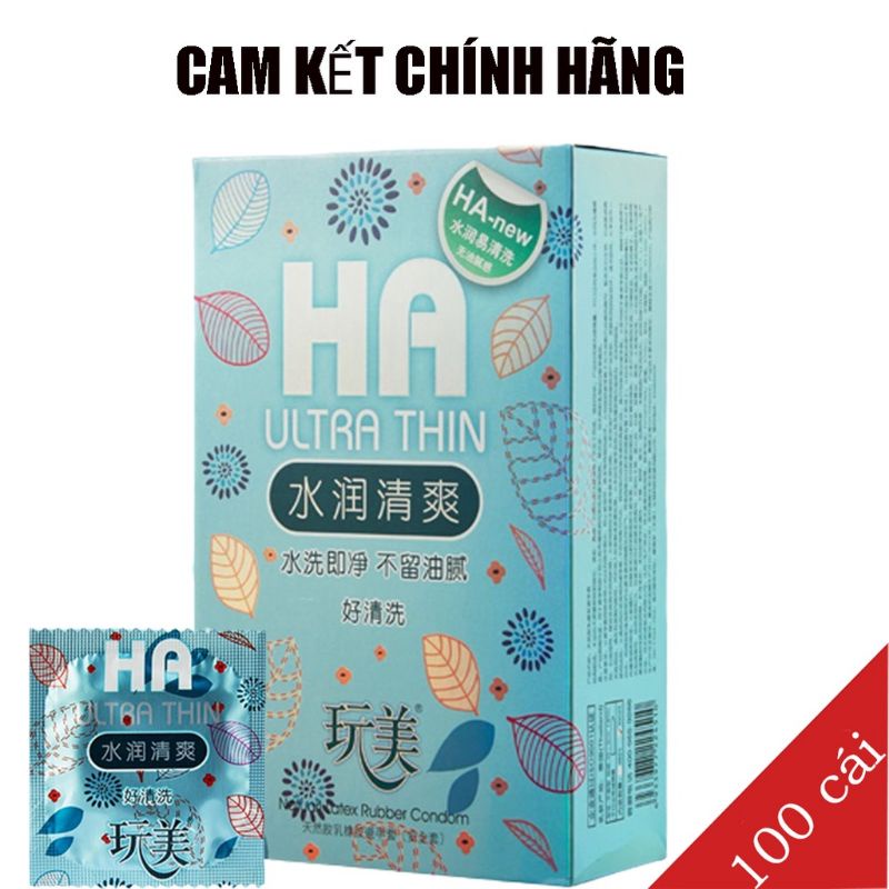 Bao cao su HA hàng nội địa trung quốc hộp 100c