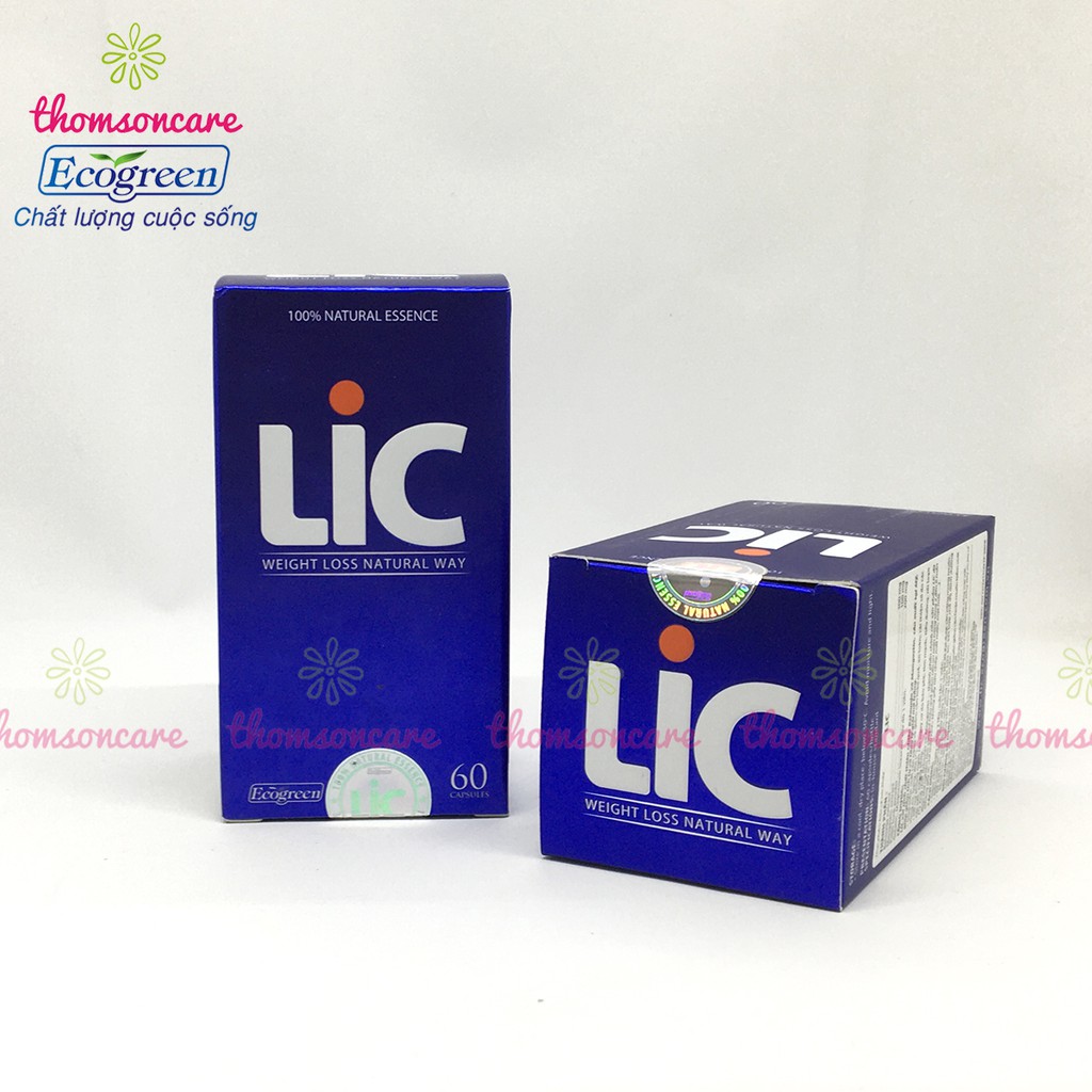 Lic - Giảm cân Có tem tích điểm - Chính hãng Eco - Giảm béo an toàn từ thảo dược, hạ mỡ máu