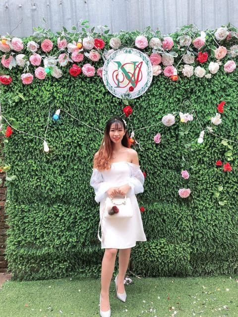 Váy trễ vai dự tiệc phối tay lưới siêu xinh kèm ảnh thật SẴN TRẮNG SIZE S, L | BigBuy360 - bigbuy360.vn