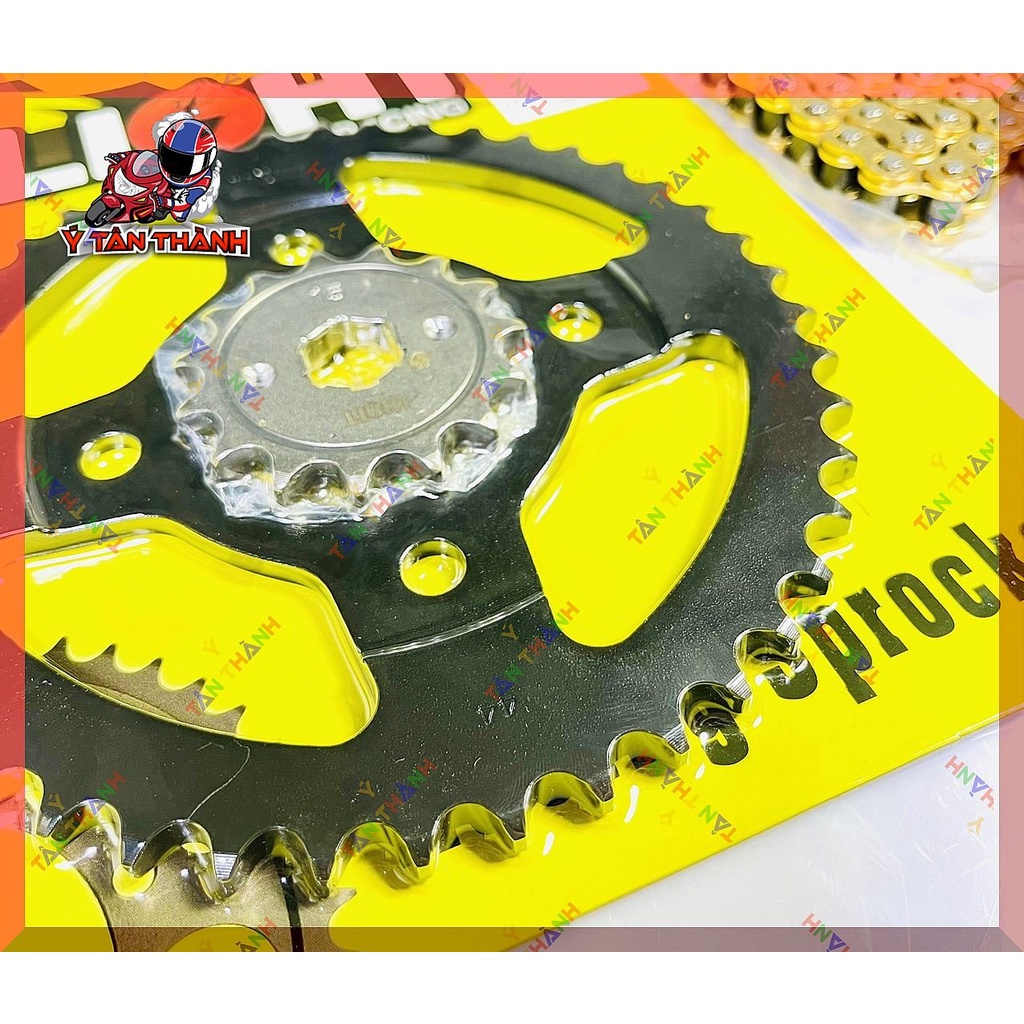 nhông sên đĩa light winner 15T-44T MS326