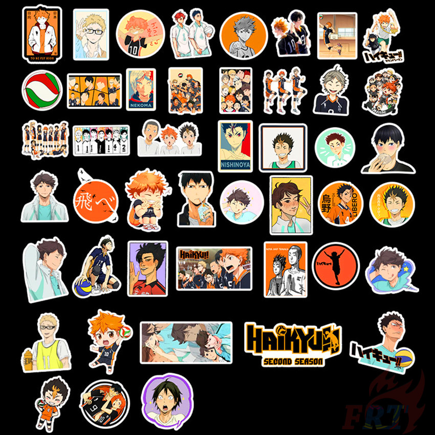 100Pcs/Set ❉ Haikyuu!! Series C - Anime Stickers ❉ Cartoon DIY Fashion Waterproof Doodle Decals Stickers