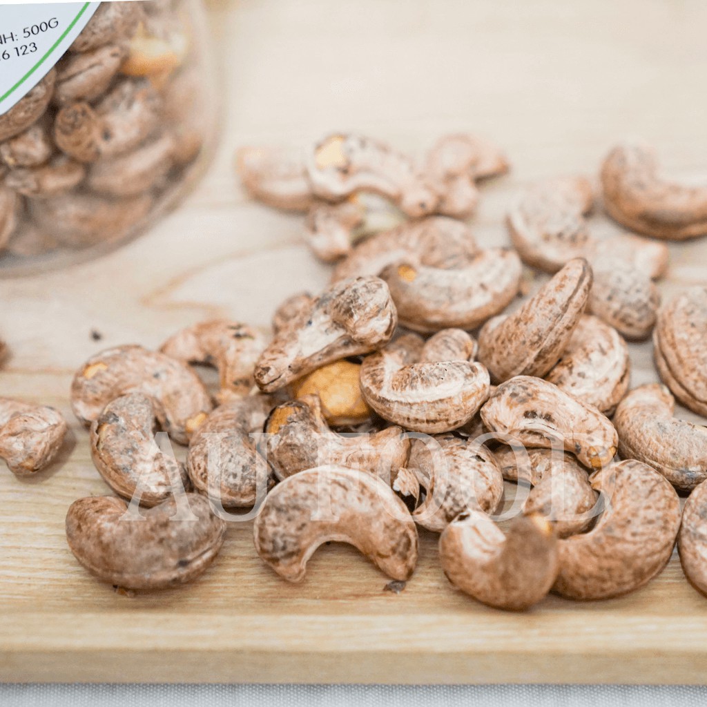 500g Hạt điều rang muối hạt điều vỏ lụa - Chất lượng điều loại 1 | Hạt điều bình phước điều rang muối ngon ngọt giòn rụm | BigBuy360 - bigbuy360.vn