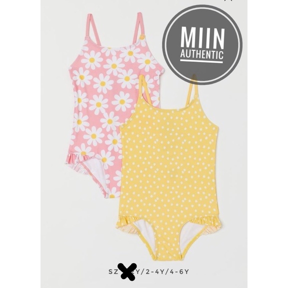 Bộ Đồ bơi bé gái H&M authentic