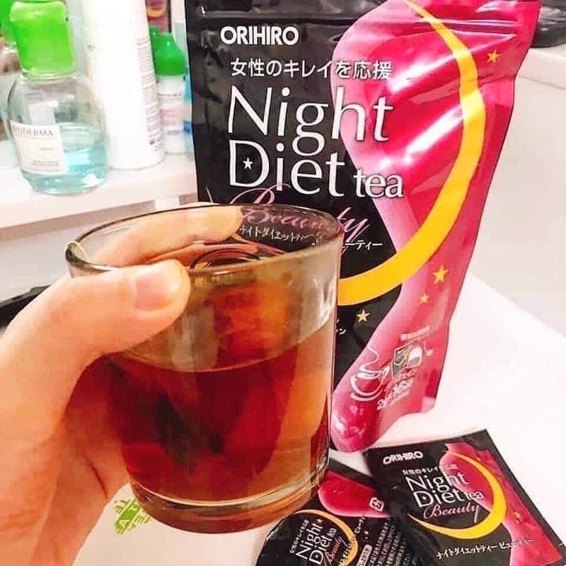 Trà giảm cân night diet tea beauty Orihiro