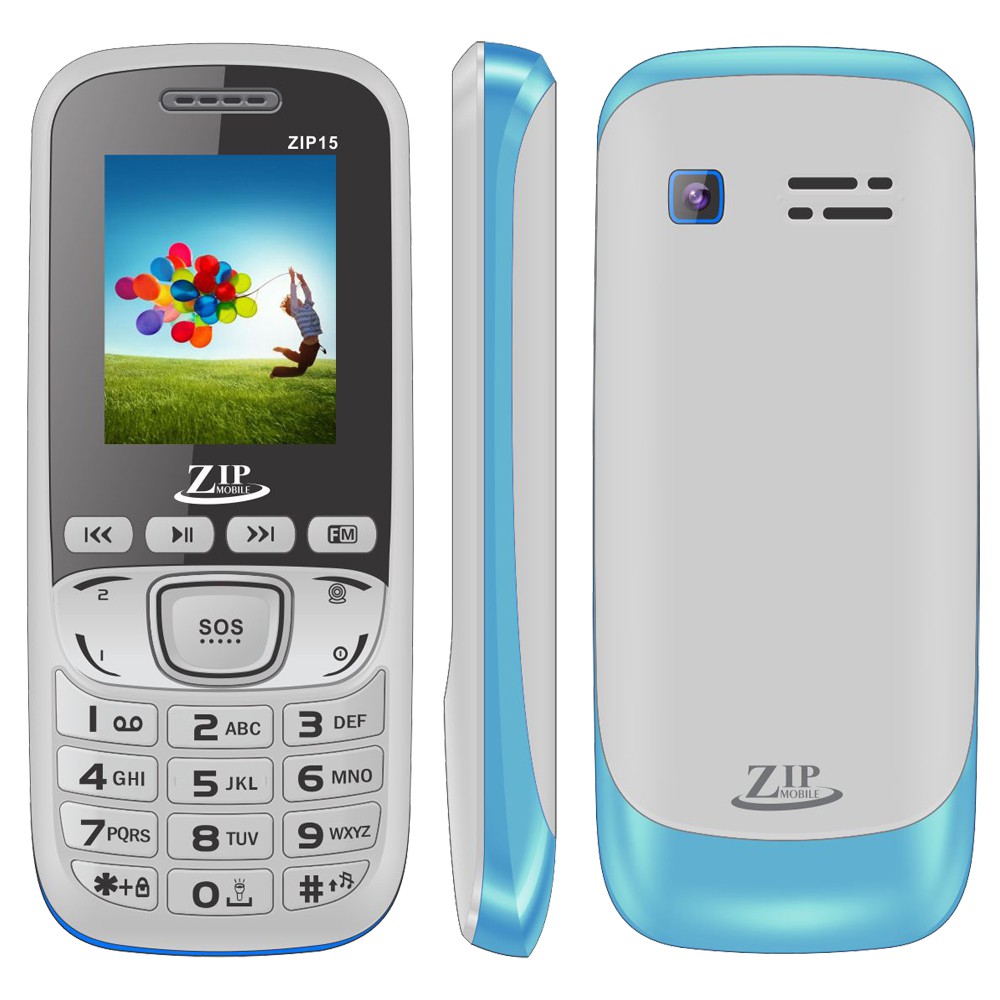 Điện Thoại Giá Rẻ ZIP15 - 2 SIM - Hàng Chính Hãng - Bảo Hành 12 Tháng