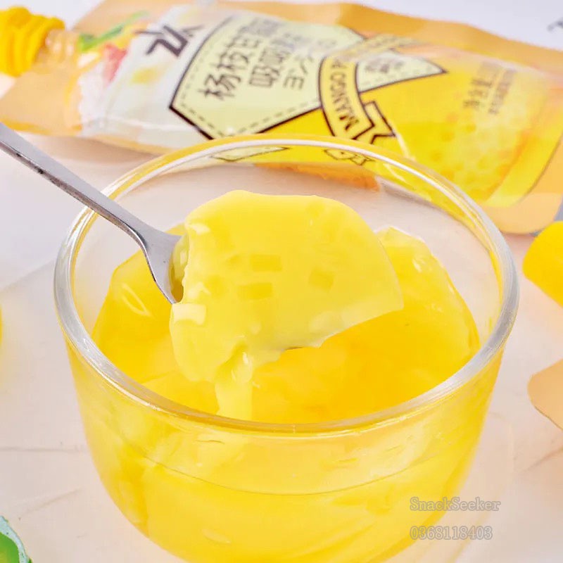 Thạch túi  trà sữa trân châu - MIAOFOOD - Đồ ăn Trung Quốc