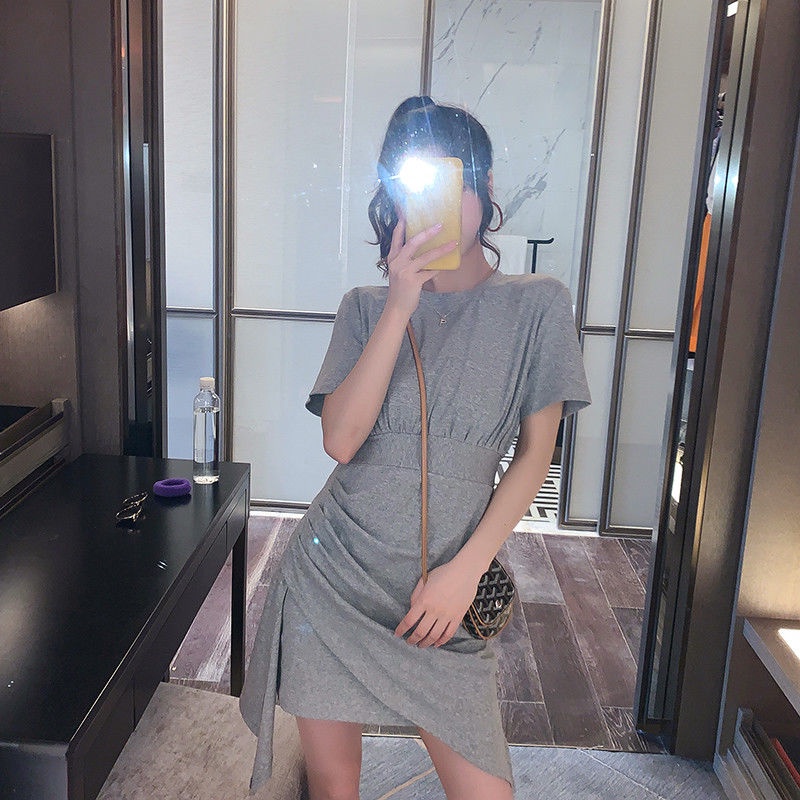 Đầm Ngắn Ôm Eo Thời Trang Mùa Hè Hàn Quốc 2022 Dành Cho Nữ