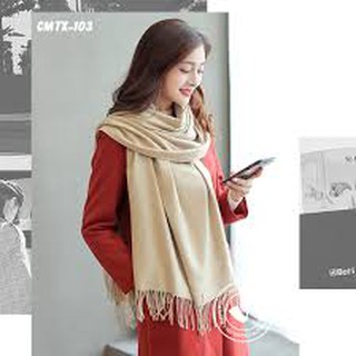 Khăn choàng cổ cashmere , khăn nữ thời trang