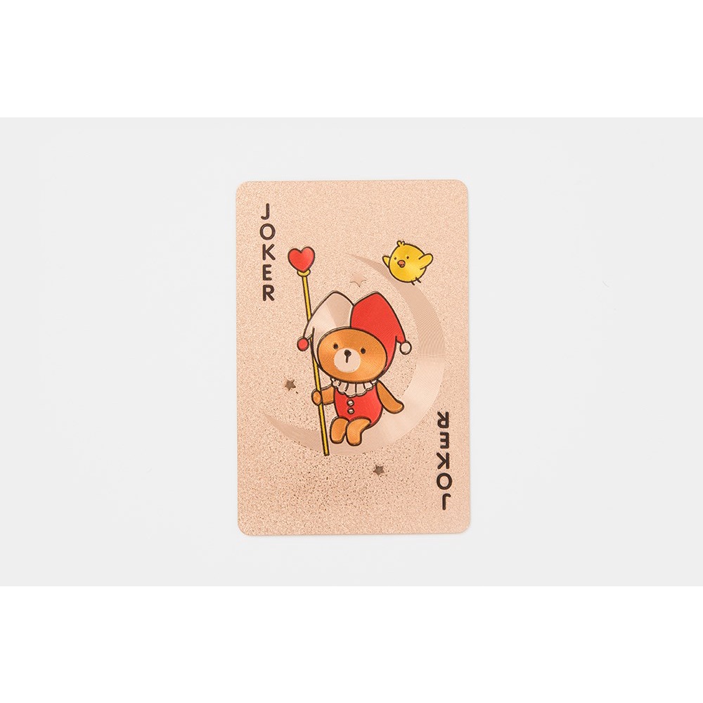Bộ Bài ARTBOX Hàn Quốc Chơi Game Màu Vàng Hồng Sang Trọng