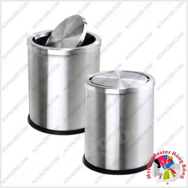 Thùng rác văn phòng,gia đình, khách sạn, nắp lật cao cấp 2 cỡ