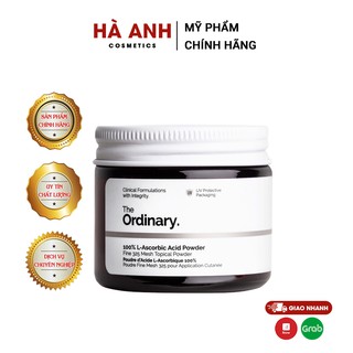 [ Bill Mỹ] Bột Vitamin C Sáng Da, Mờ Thâm The OrdinaryThe Ordinary 100% L Ascorbic Acid Powder 20gr