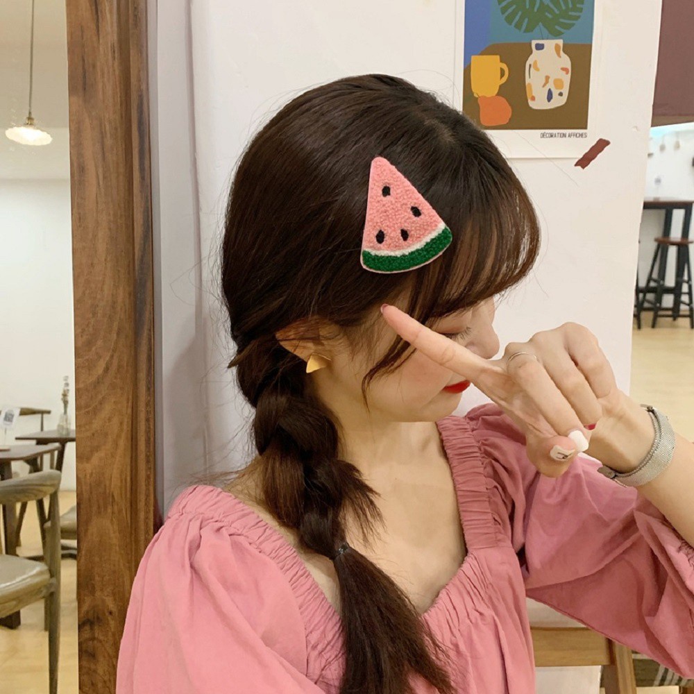 Kẹp Tóc Hình Trái Cây Dễ Thương Cho Nữ