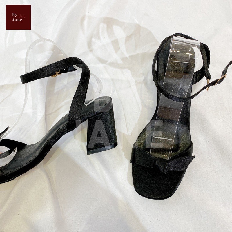 Elise sandal lụa Satin - giày thiết kế By Jane